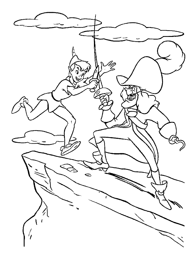 peter pan coloring pages tinkerbell coloring pages quotexpelled by the captain peterpanquot peter pan pages coloring 