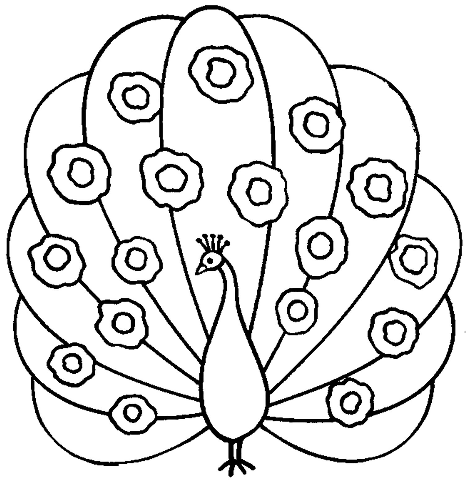 picture of peacock for colouring peacocks to download for free peacocks kids coloring pages of peacock colouring for picture 
