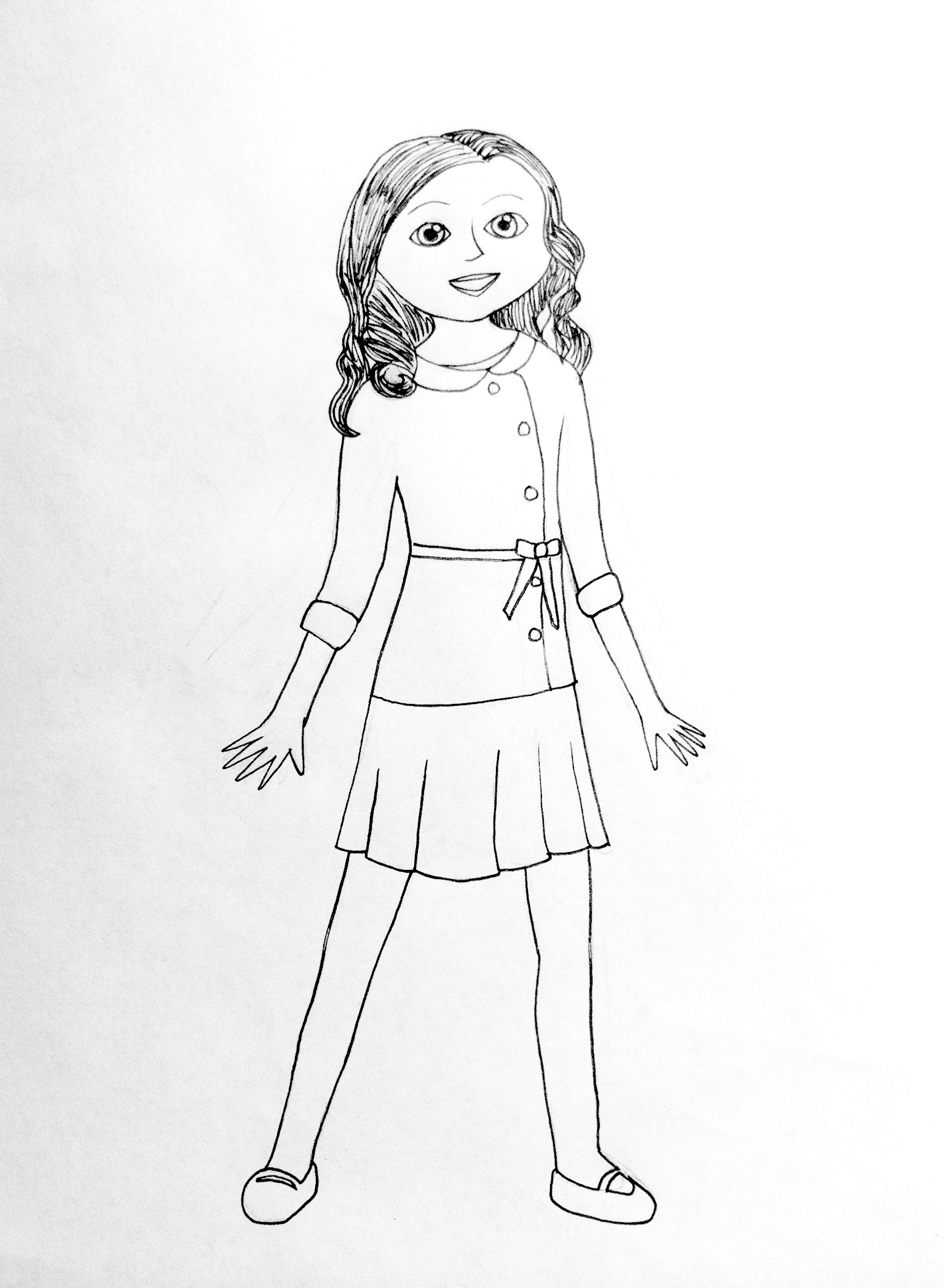 pictures of american girl dolls to color free printable american girl doll coloring pages american girl color american to of pictures dolls 
