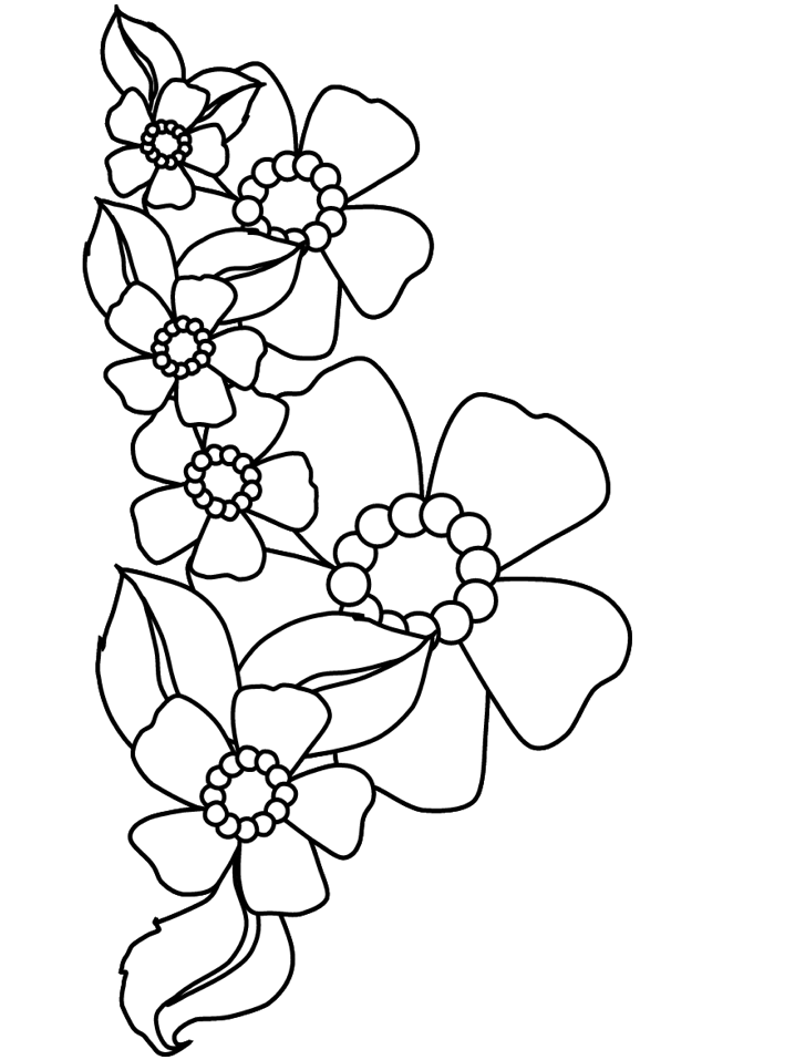 pictures of flowers to print and colour free printable flower coloring pages for kids best print pictures and to of flowers colour 