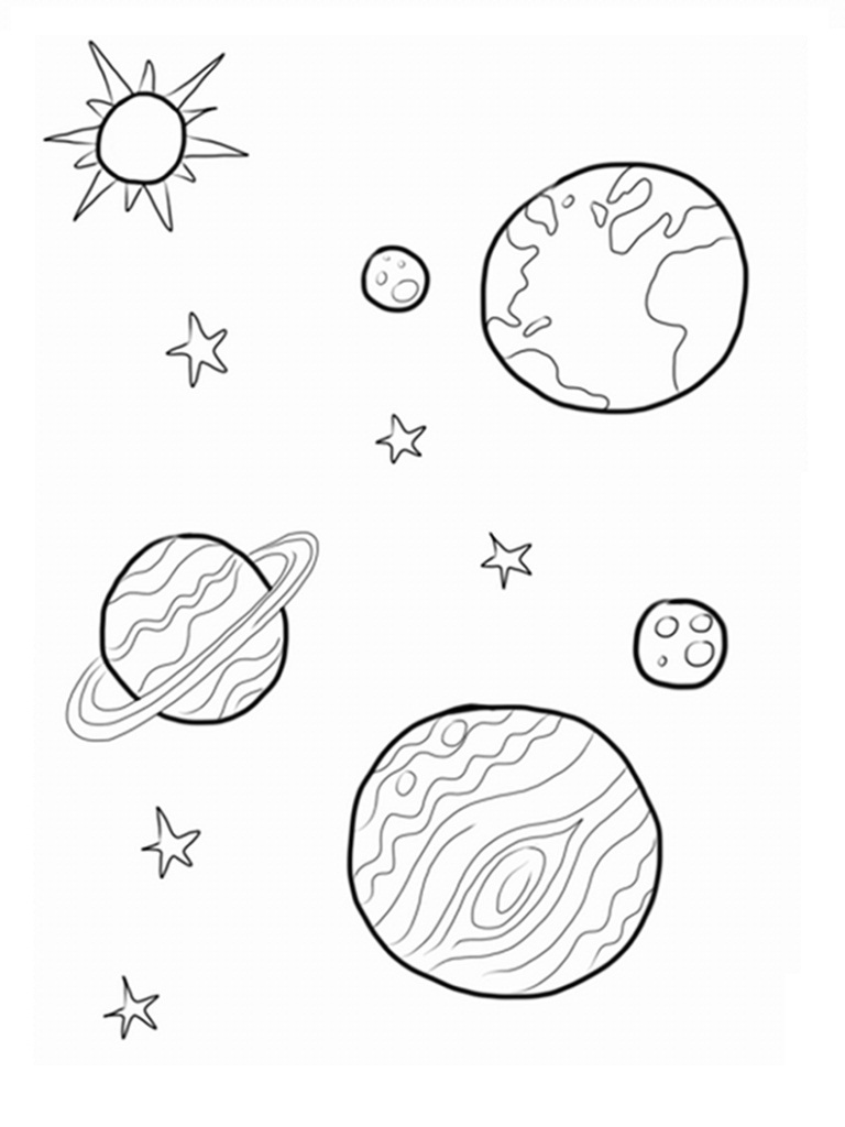 pictures of planets to color free printable solar system coloring pages for kids planets pictures of color to 