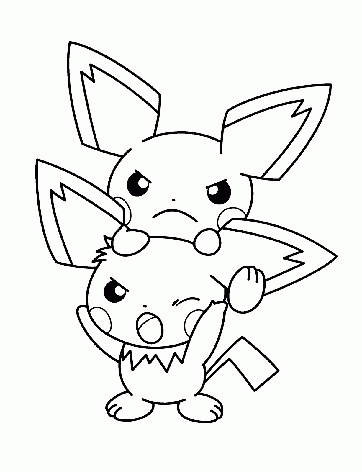 pictures of pokemon to color pokemon coloring pages quot pikachu of color pictures pokemon to 