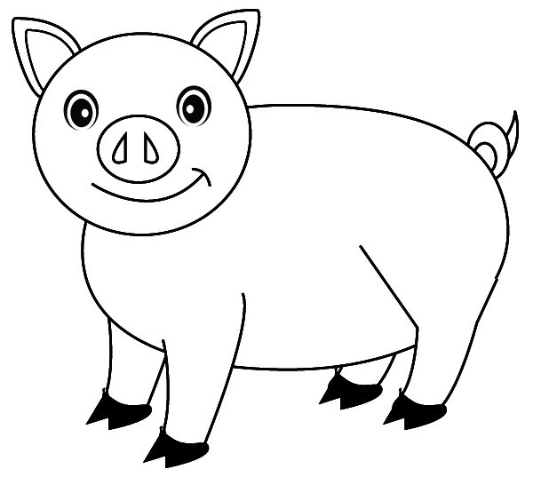 pig to colour pig coloring page crayolacom pig to colour 