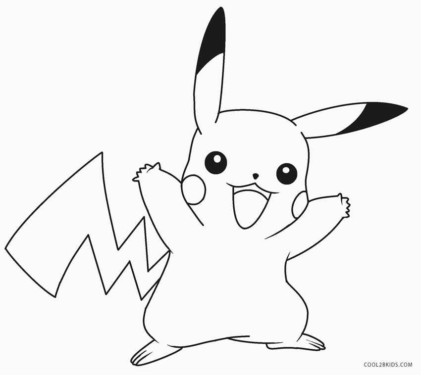 pikachu to color pikachu from pokémon go coloring page free printable to color pikachu 