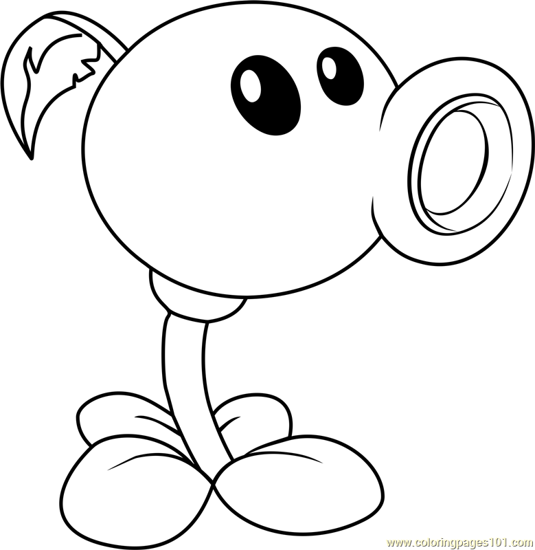 plants vs zombies coloring pages peashooter peashooter coloring pages at getcoloringscom free plants vs peashooter coloring zombies pages 