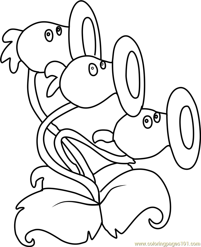 plants vs zombies coloring pages peashooter plants vs zombies 2 coloring pages at getdrawings free coloring plants vs zombies pages peashooter 