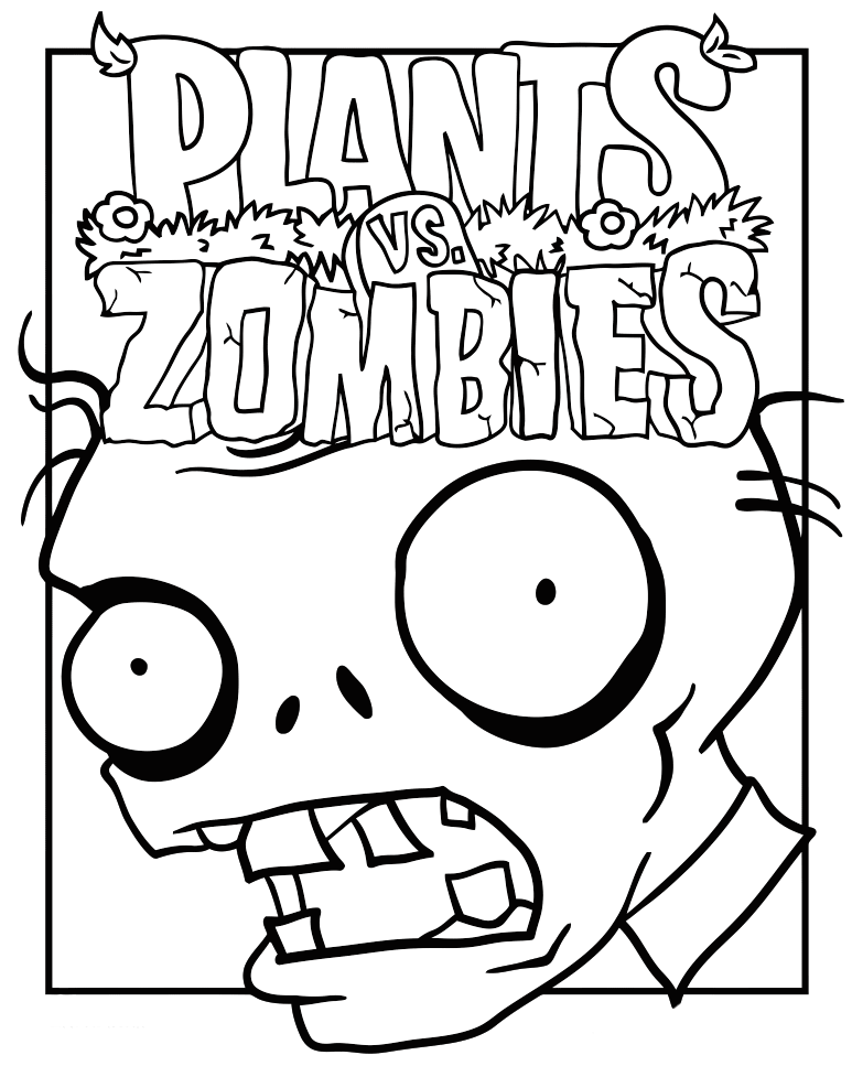 plants vs zombies coloring pages to print plants vs zombies coloring pages to download and print for vs coloring zombies plants to pages print 
