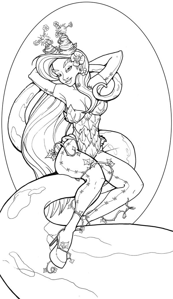 poison ivy colouring pages free printable coloring page for dc super hero girls colouring ivy poison pages 