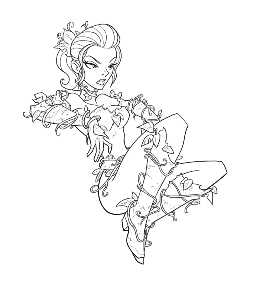 poison ivy colouring pages poison ivy coloring pages to download and print for free ivy poison pages colouring 