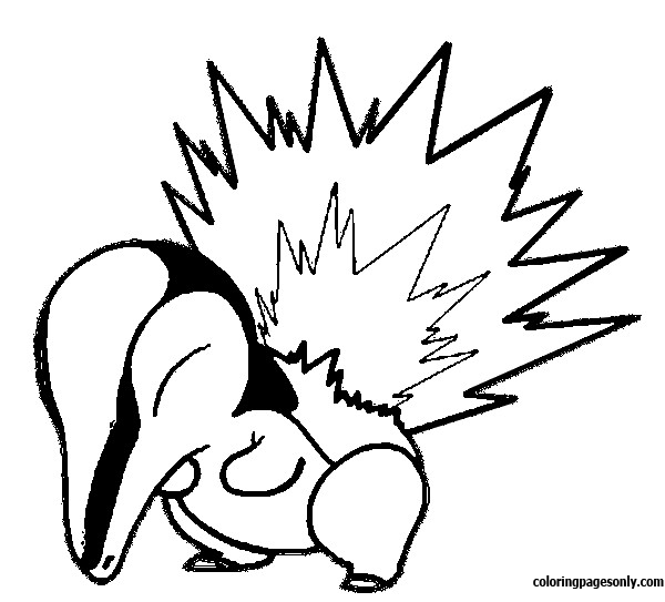 pokemon cyndaquil coloring pages cyndaquil pokemon coloring page free coloring pages online pages pokemon cyndaquil coloring 