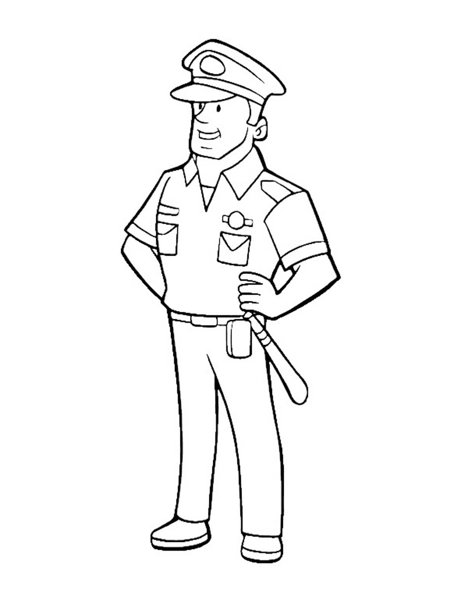 police coloring page free coloring pages printable police man coloring pages coloring page police 