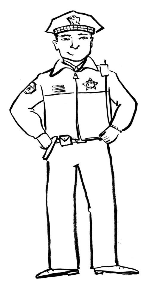 police coloring pages policeman coloring pages getcoloringpagescom police pages coloring 1 1