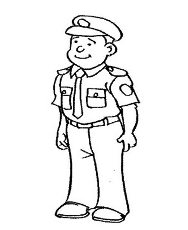police officer coloring pictures police officer is our protector coloring page netart police officer coloring pictures 