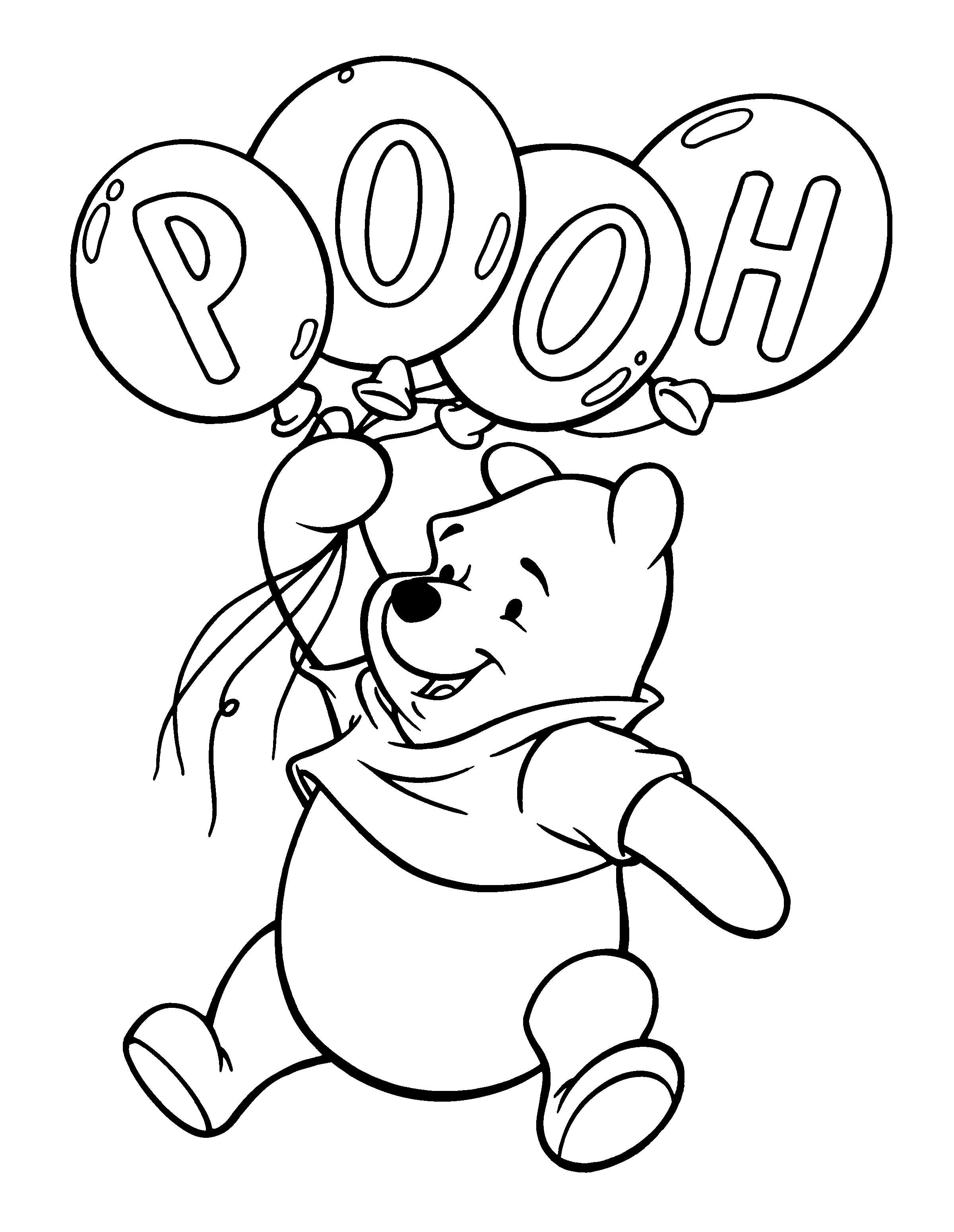 pooh bear coloring pictures winnie the pooh bear giggles coloring page h m coloring bear pictures pooh 