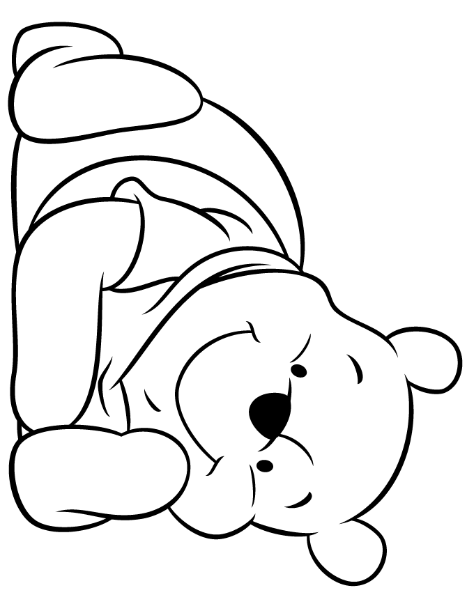 pooh bear coloring pictures winnie the pooh bear having tea coloring page h m bear pictures coloring pooh 
