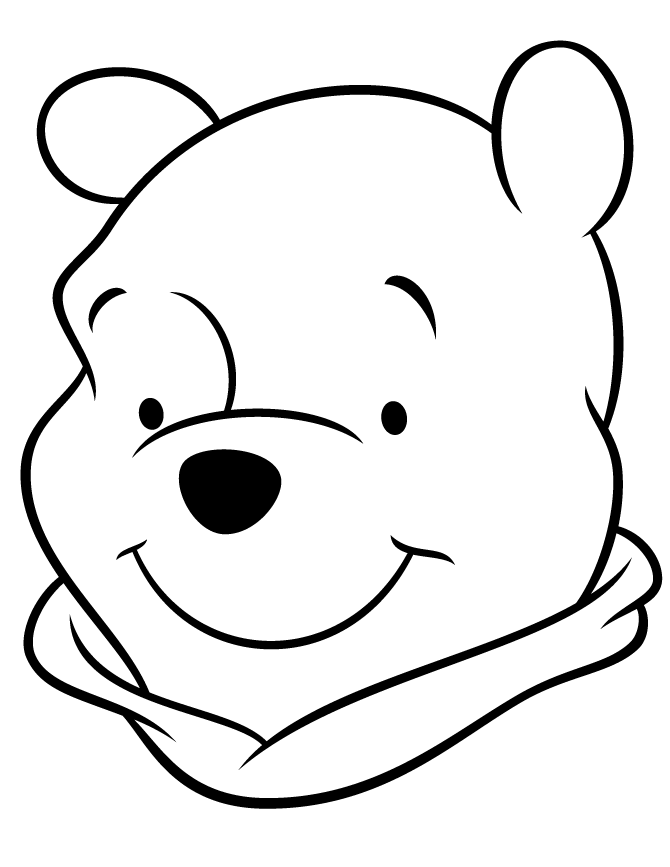 pooh bear coloring pictures winnie the pooh bears face coloring pages sketch coloring page pooh bear coloring pictures 
