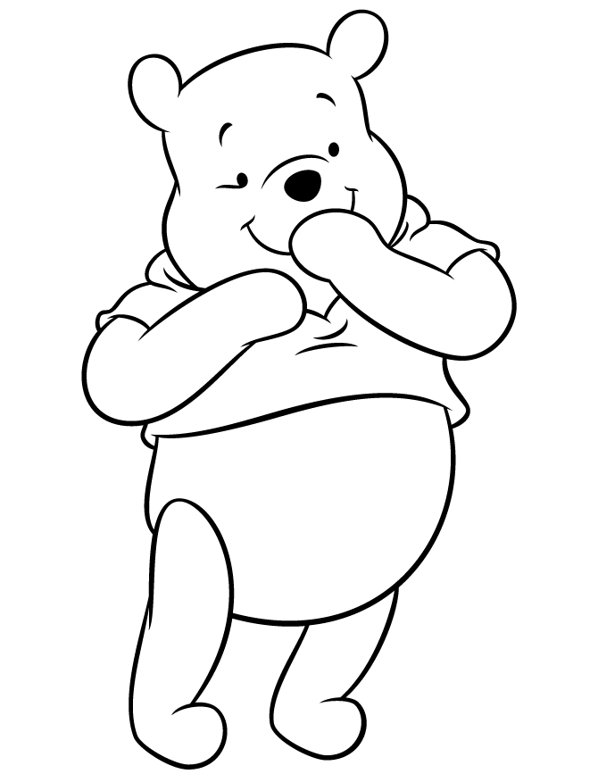 pooh bear coloring pictures winnie the pooh coloring pages free download best winnie pooh pictures coloring bear 