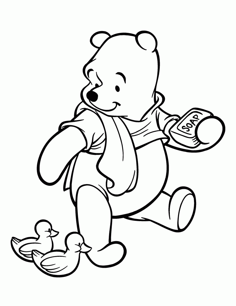 pooh color free printable winnie the pooh coloring pages for kids color pooh 1 2
