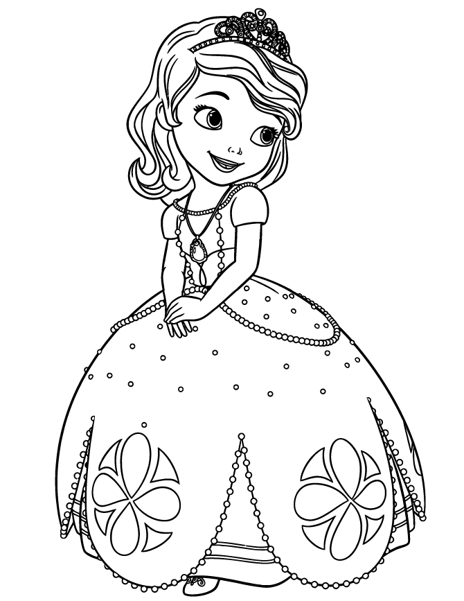princess sofia the first coloring pages fun learn free worksheets for kid ภาพระบายส โซเฟย sofia princess coloring the first pages 