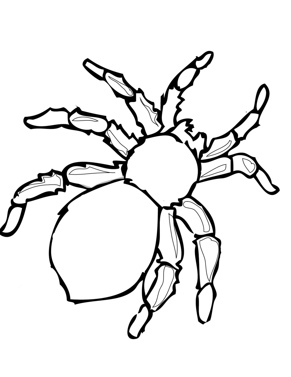 printable black spiders free printable spider coloring pages for kids black spiders printable 