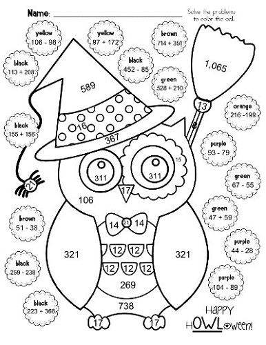 printable coloring pages for grade 4 free color by number addition problems our subscribers grade for 4 coloring printable pages 