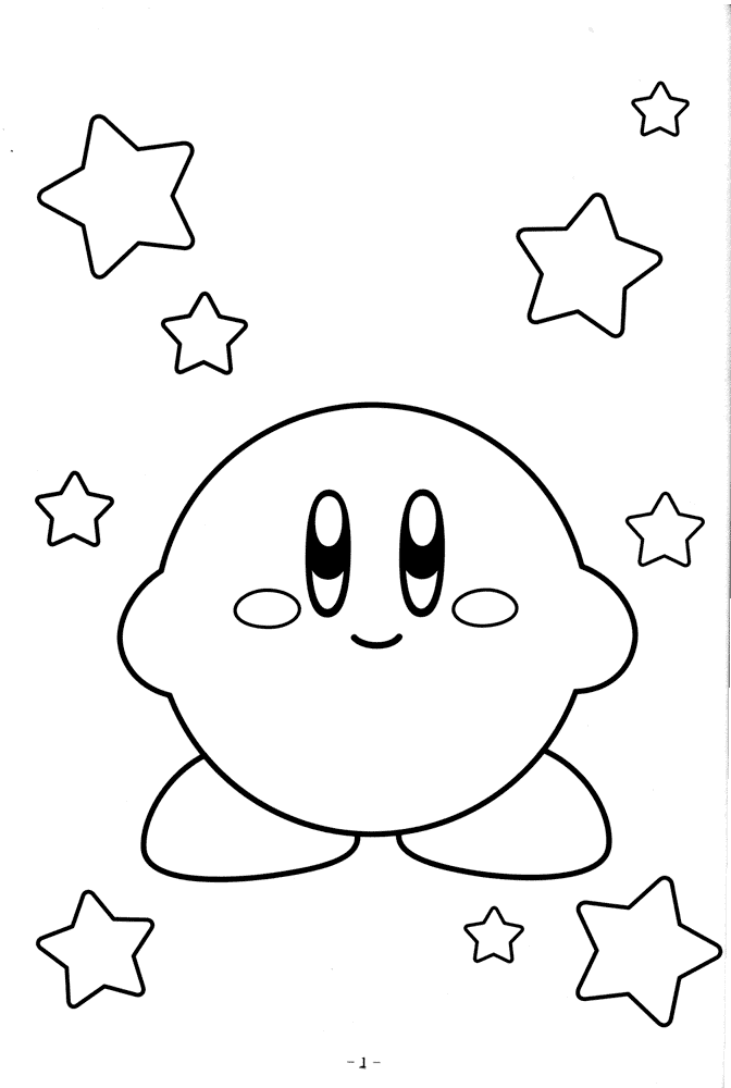 printable coloring pages kirby free printable kirby coloring pages for kids kirby coloring printable pages 