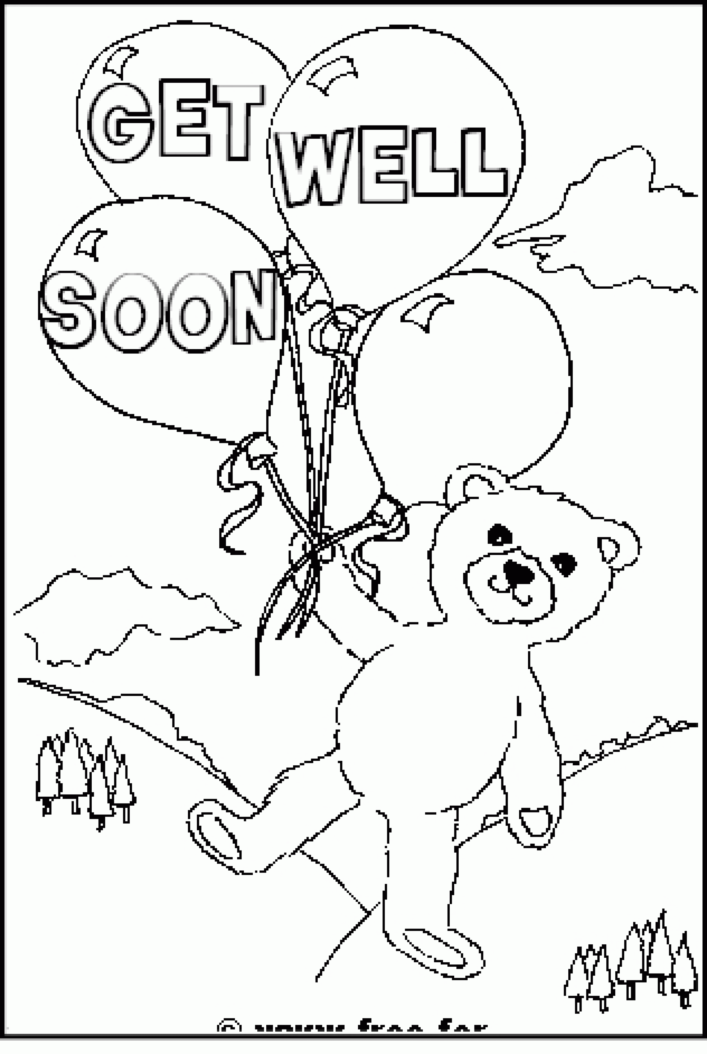 printable colouring get well cards get well soon coloring cards printable sketch coloring page get printable cards colouring well 