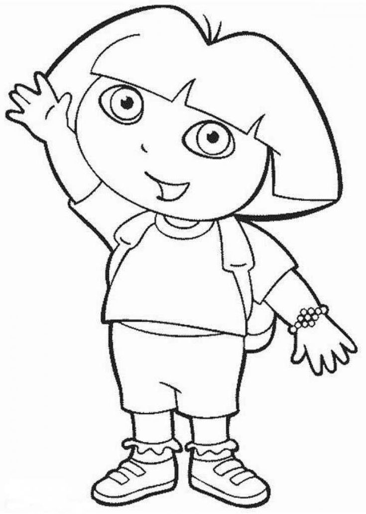 printable dora pictures dora coloring pages 360coloringpages dora printable pictures 
