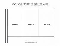 printable flag of ireland st patricks day coloring pages of flag printable ireland 