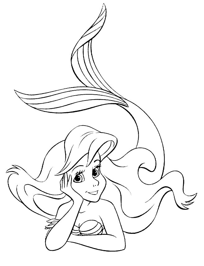 printable little mermaid coloring pages free printable little mermaid coloring pages for kids little pages printable coloring mermaid 