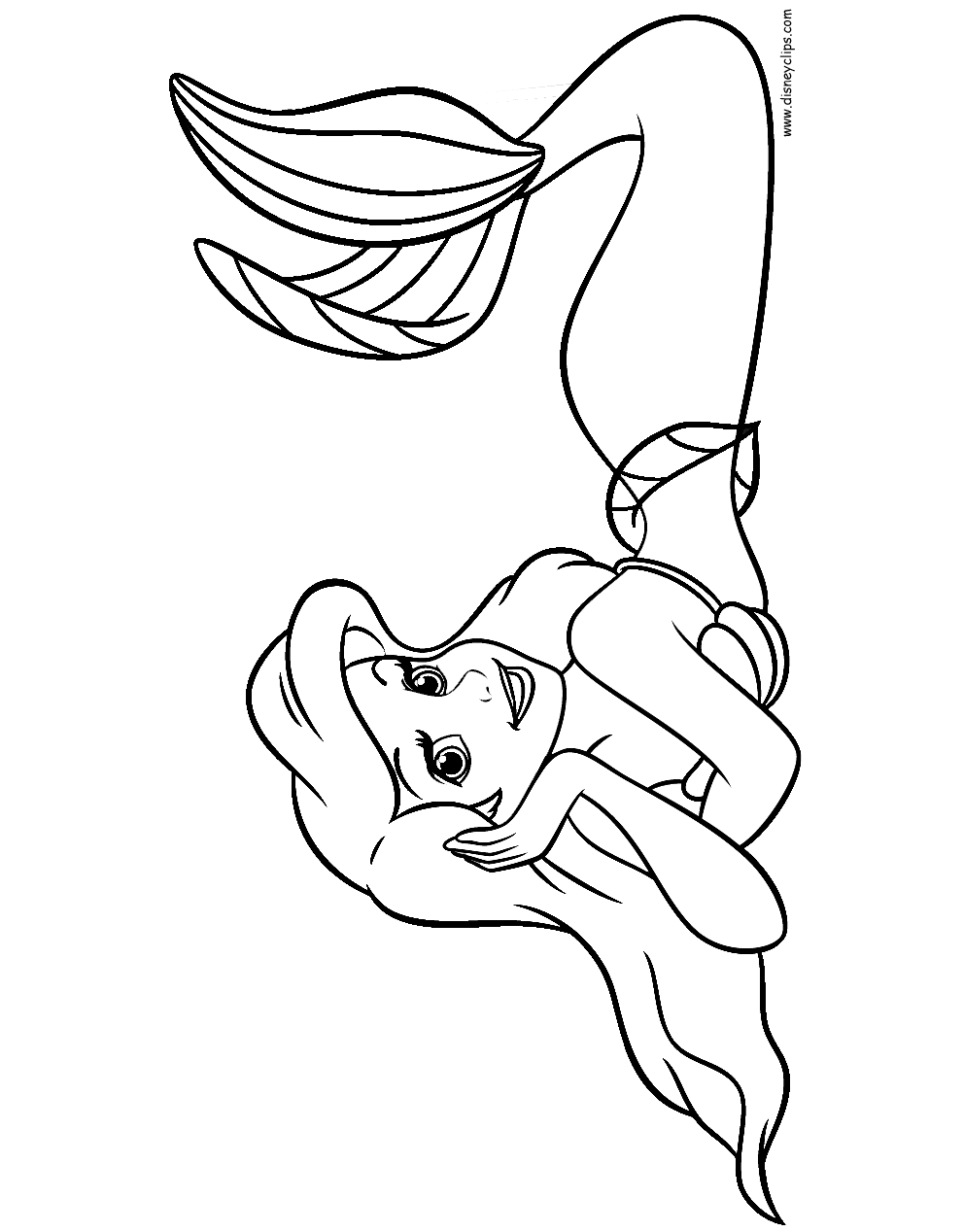 printable little mermaid coloring pages the little mermaid coloring pages allkidsnetworkcom pages mermaid printable little coloring 