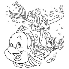 printable little mermaid coloring pages top 25 free printable little mermaid coloring pages online printable mermaid little pages coloring 