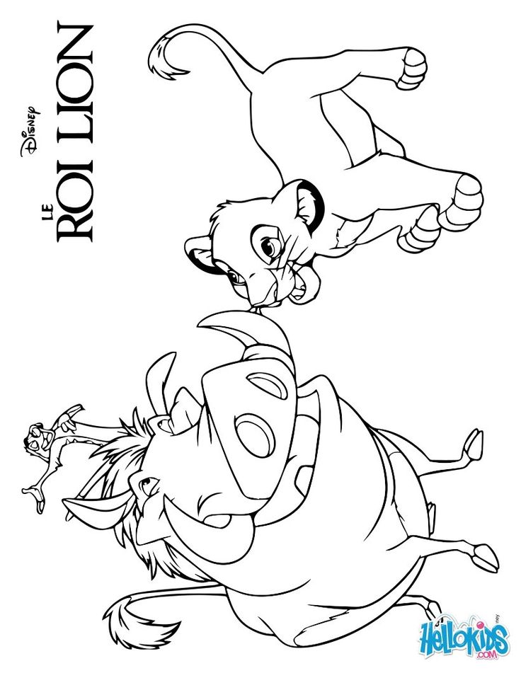 pumba coloring 137 best coloring pageslineart disney lion king images pumba coloring 