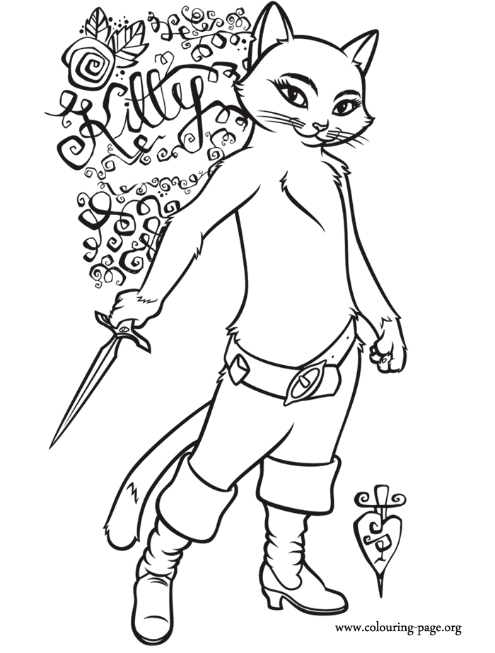 puss in boots coloring pages puss in boots coloring page coloring home boots puss coloring pages in 