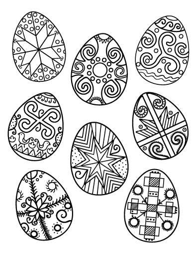 pysanky egg coloring pages free ukrainian easter egg coloring page egg pages coloring pysanky 