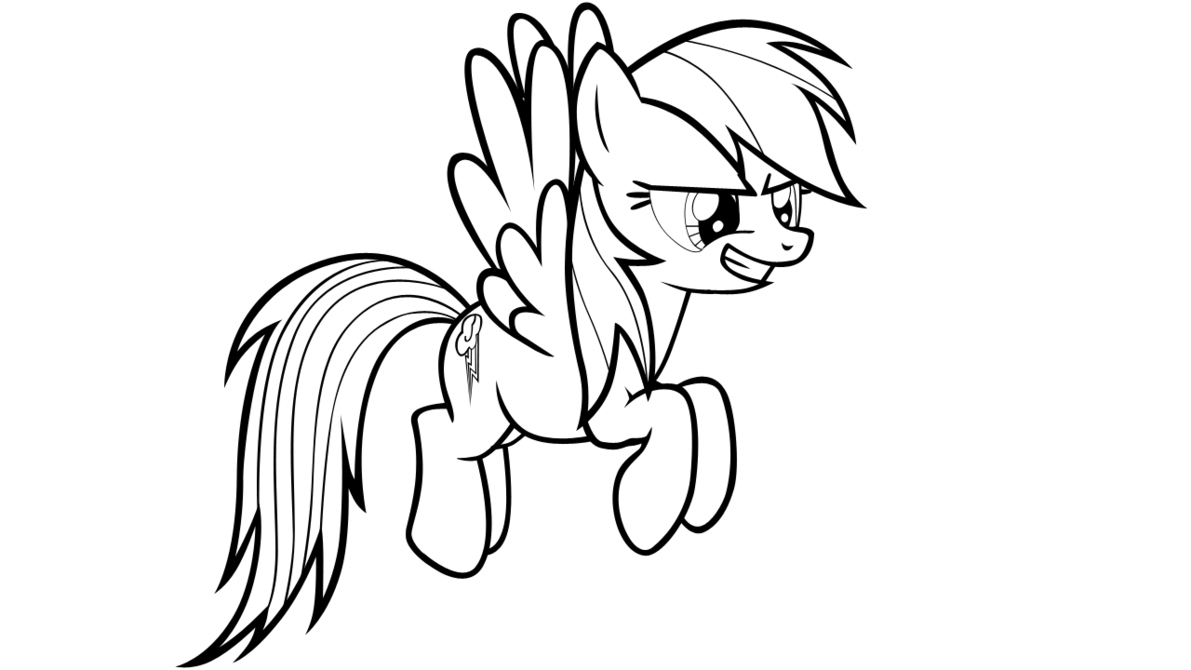 rainbow dash colouring pages free printable my little pony coloring pages for kids colouring dash rainbow pages 