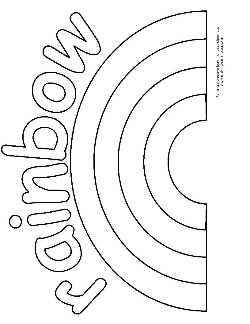 rainbow printable rainbow coloring pages for kids printable only coloring printable rainbow 