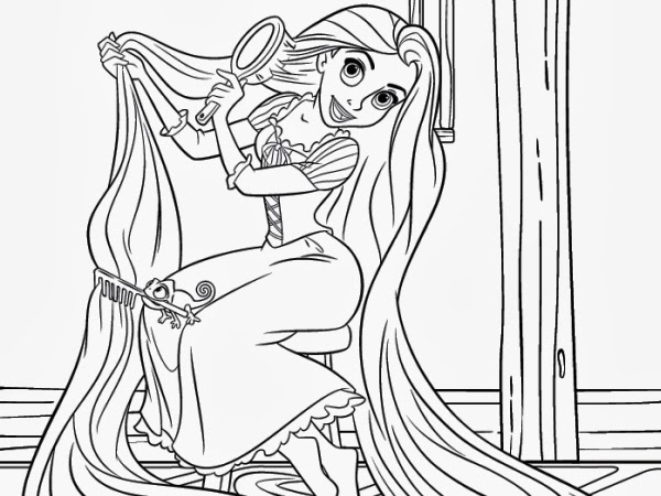 rapunzel images for coloring coloring pages disney princess tangled rapunzel free for coloring images for rapunzel 