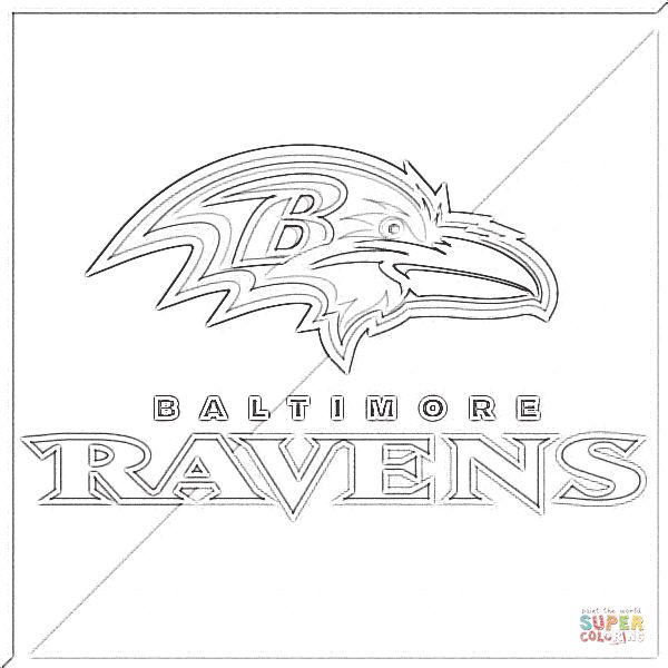 ravens coloring pages baltimore ravens coloring page free printable coloring pages pages ravens coloring 