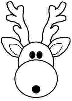 reindeer face coloring page printable reindeer face craft antlers or handprints page face coloring reindeer 