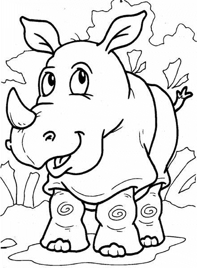 rhinoceros coloring page coloring book rhino stock vector art more images of coloring rhinoceros page 