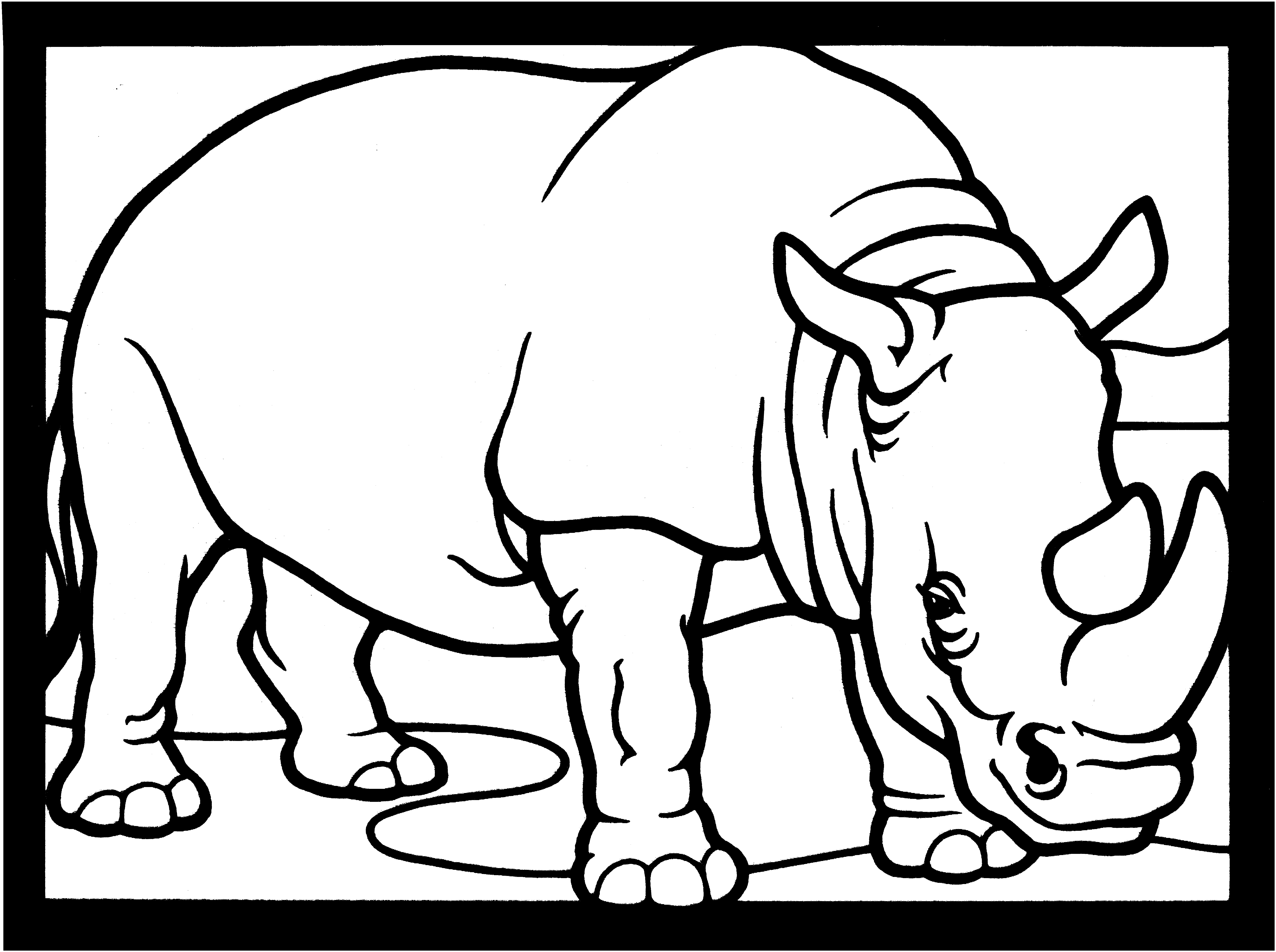 rhinoceros coloring page free rhino coloring pages rhinoceros coloring page 