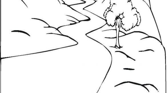 road coloring page road in mountain coloring page free printable coloring pages page road coloring 