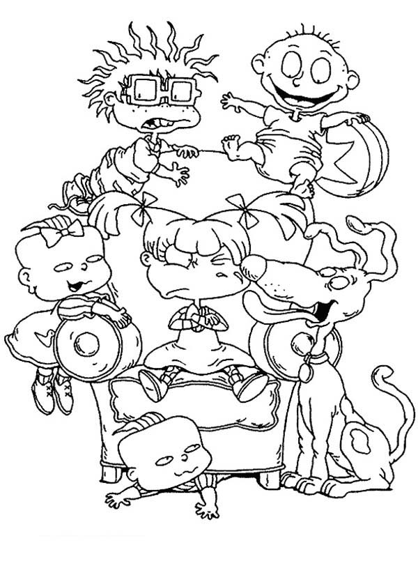 rugrats coloring pages to print rugrats coloring pages coloring to rugrats print pages 