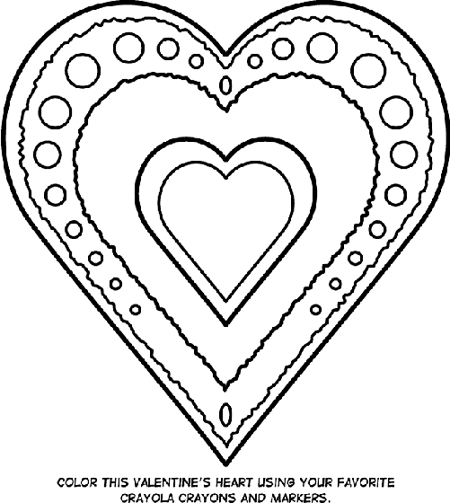 s in a heart valentine39s heart coloring page crayolacom s heart a in 