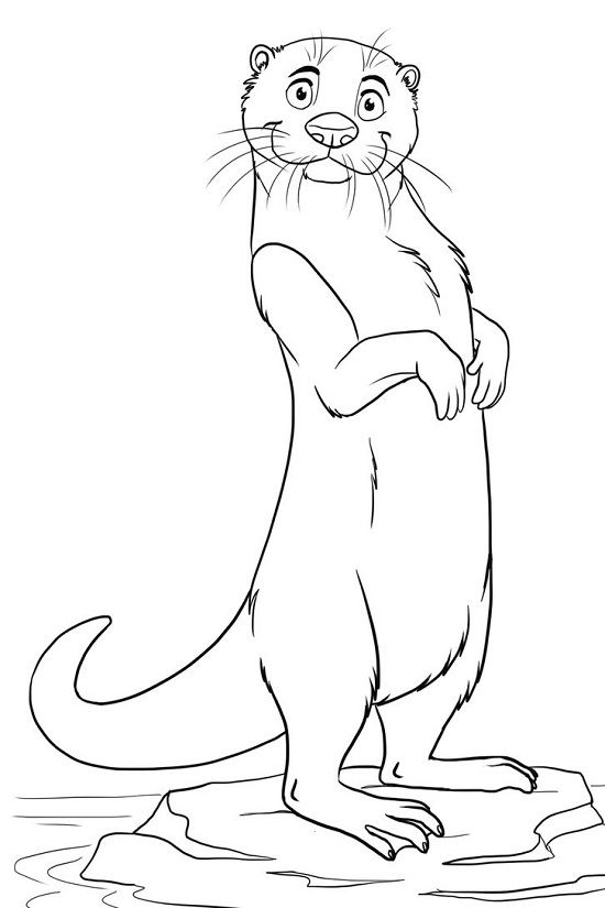 sea otter coloring page otter coloring pages getcoloringpagescom otter page sea coloring 