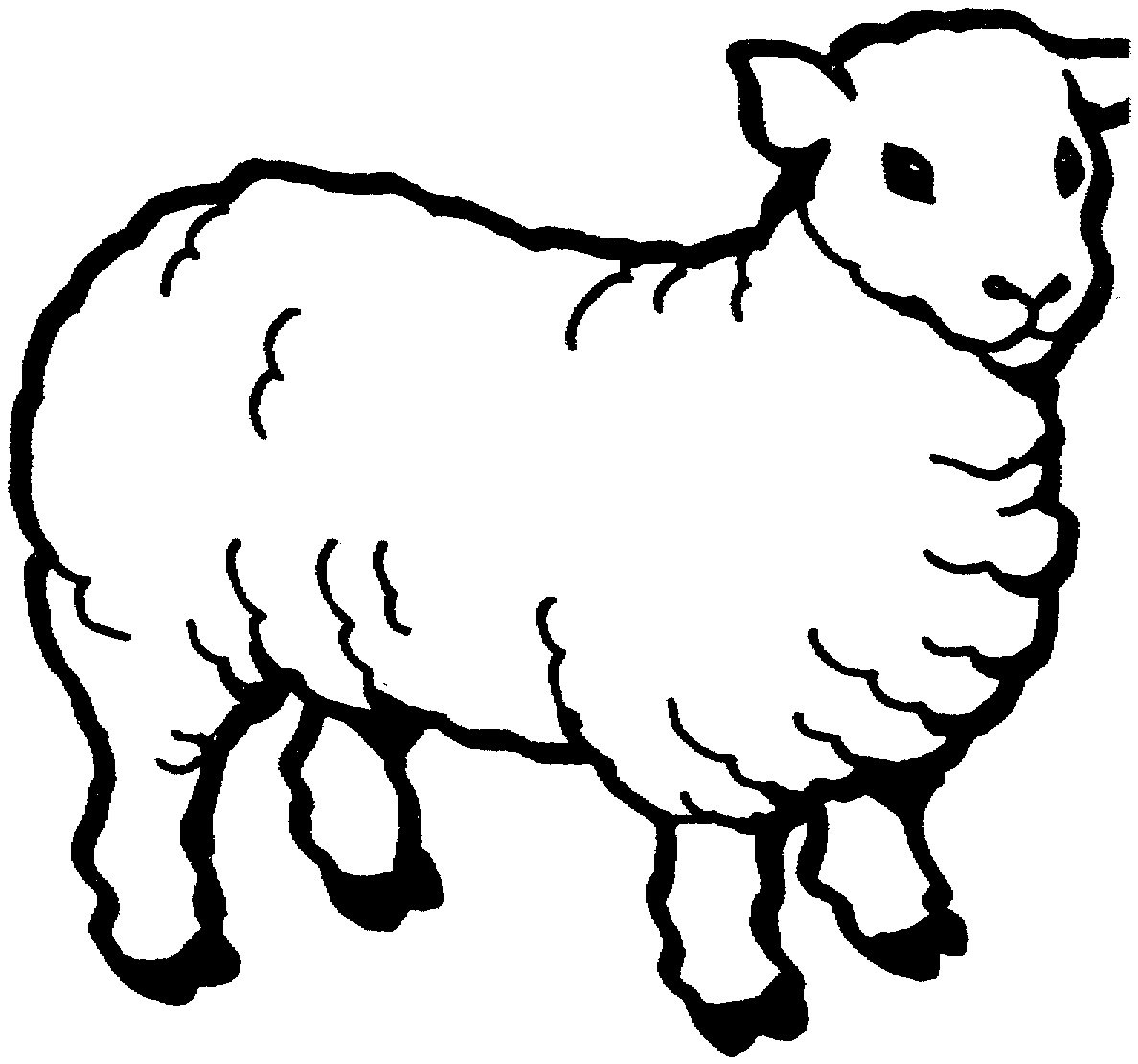 sheep pictures to color free printable sheep coloring pages for kids sheep color pictures to 