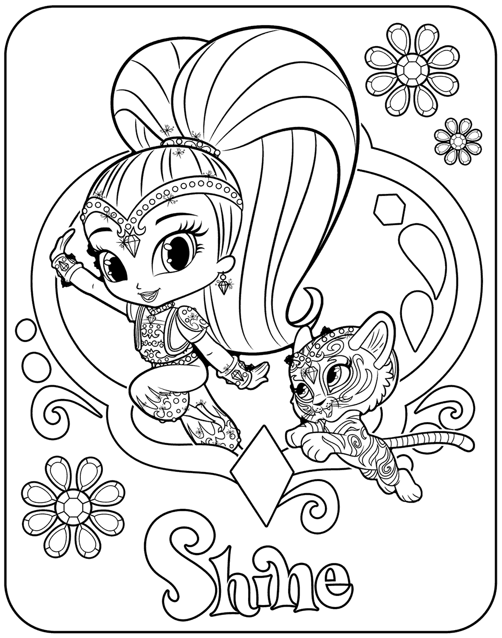 shimmer and shine to color leah shimmer shine coloring pages color shimmer n and shine color shimmer to 