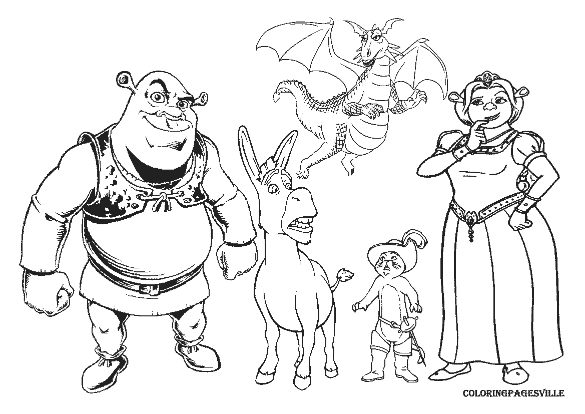 shrek coloring pages cartoons coloring pages shrek coloring pages coloring pages shrek 