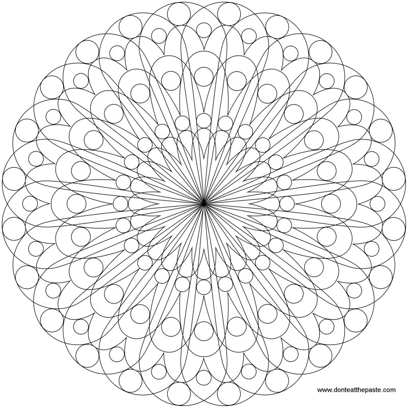 simple mandalas mandala simple symmetry coloring page coloringcrewcom mandalas simple 